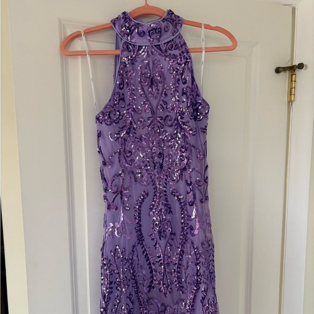 Small Lulu's Lavender Sequin Dress